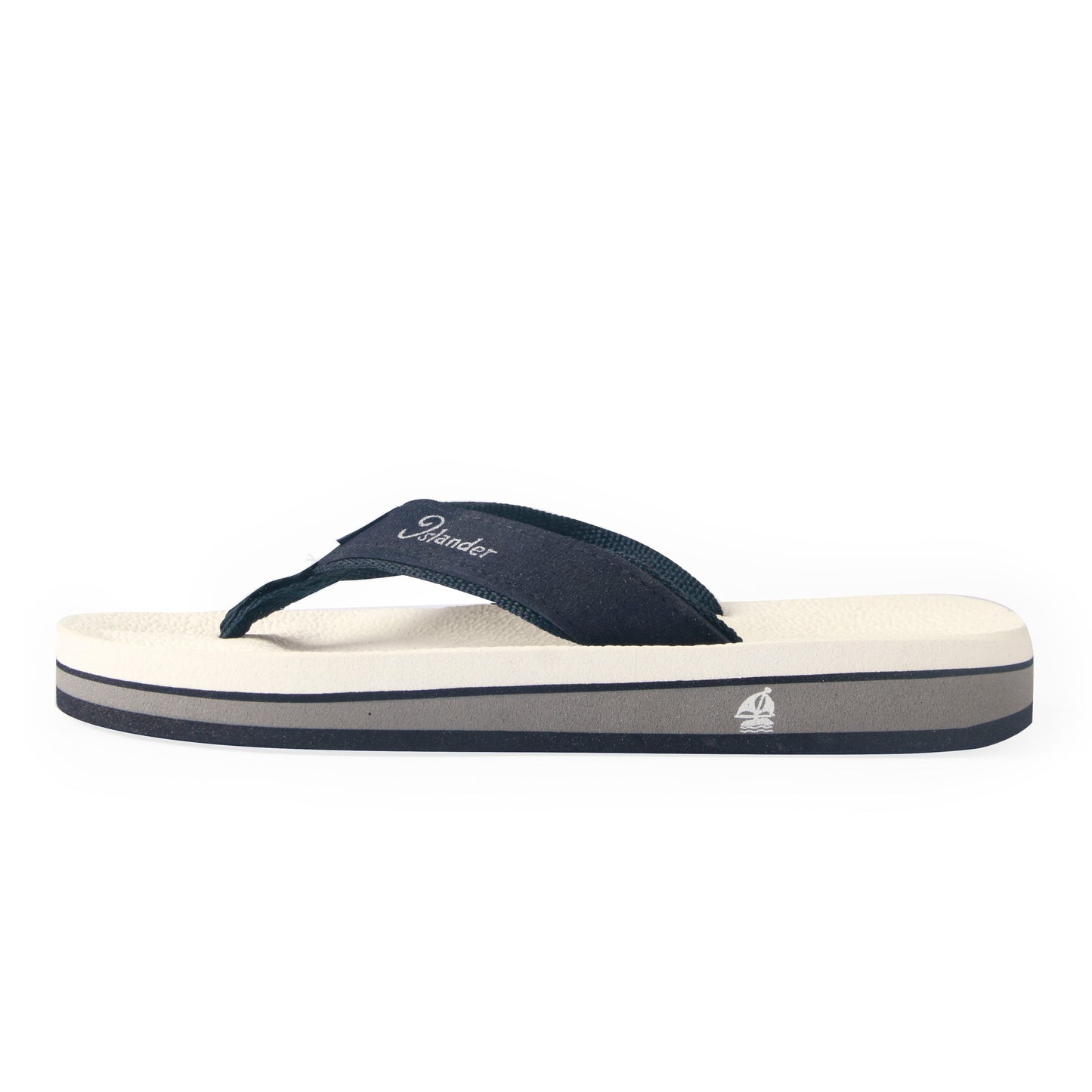 WHITE Islander Classic Flip Flops for Men and Women