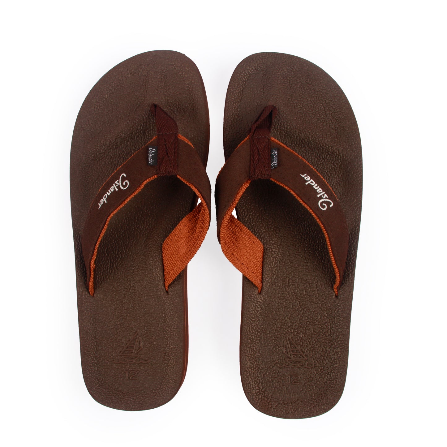 BROWN Islander Classic Flip Flops for Men and Women