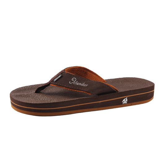 BROWN Islander Classic Flip Flops for Men and Women