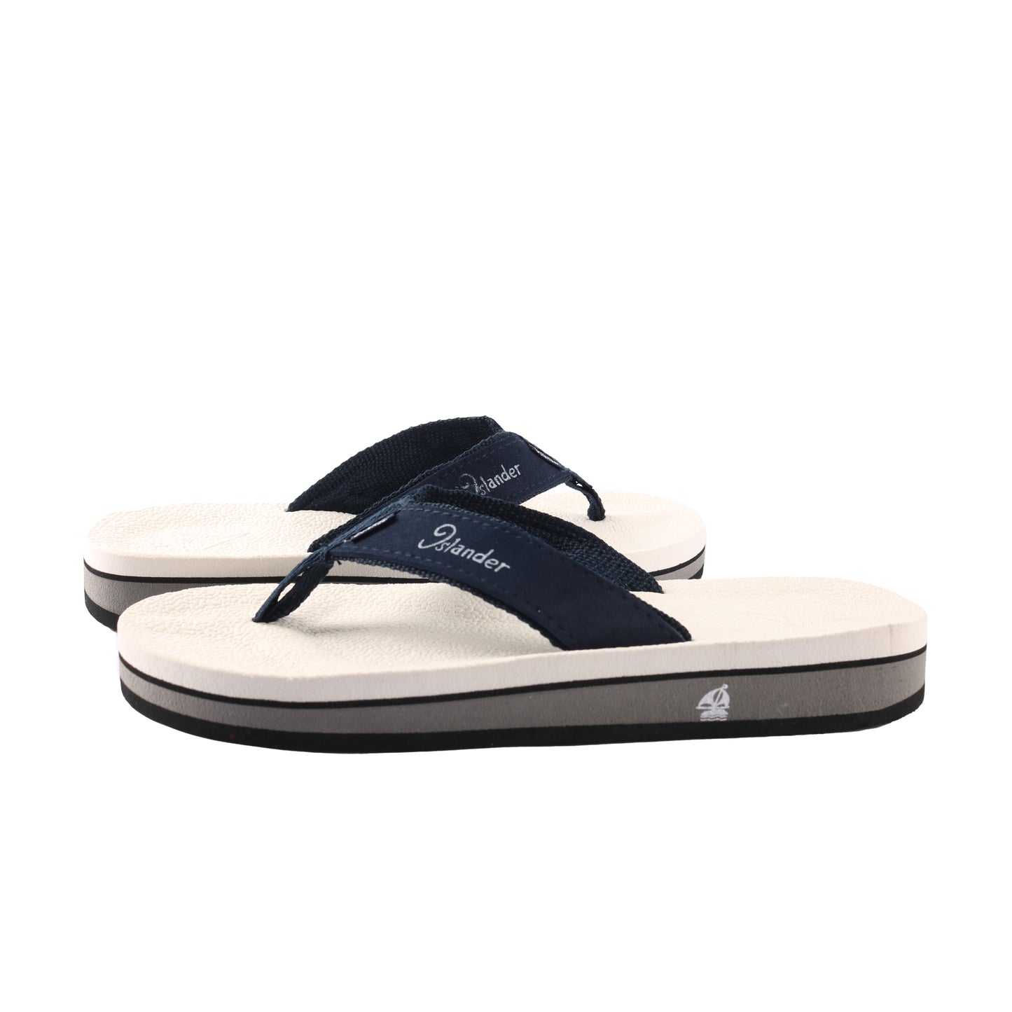 WHITE Islander Classic Flip Flops for Men and Women