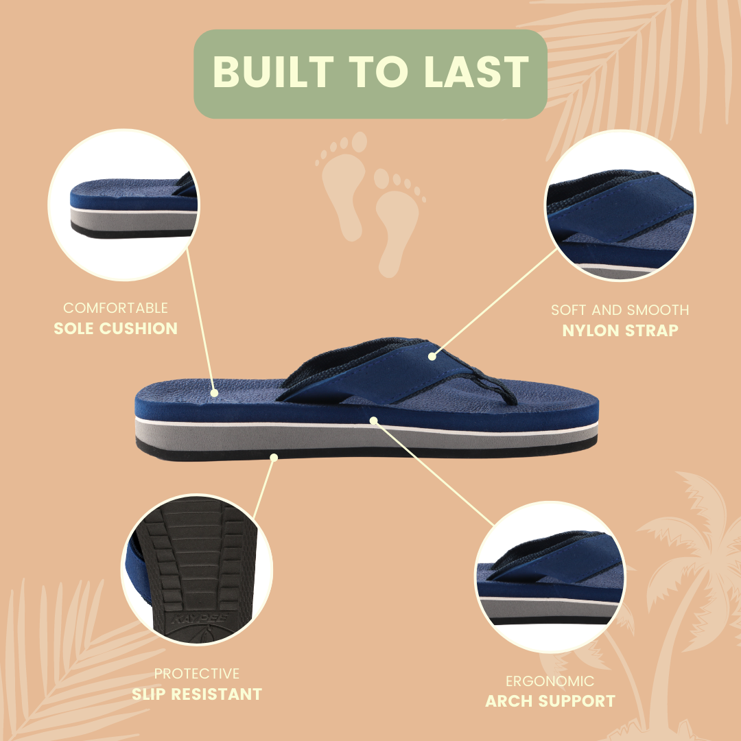 BLUE Islander Classic Flip Flops for Men and Women