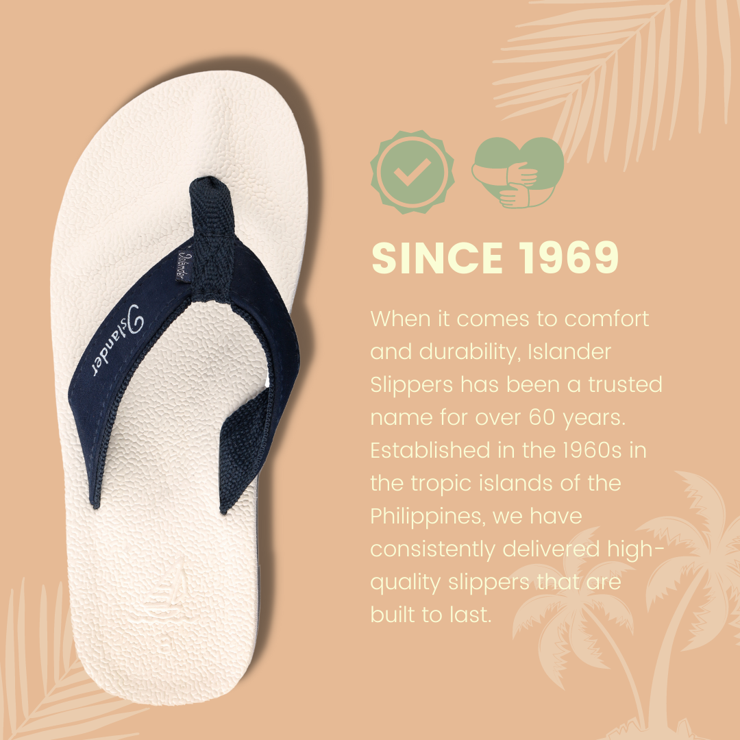 WHITE Islander Classic Flip Flops for Men and Women